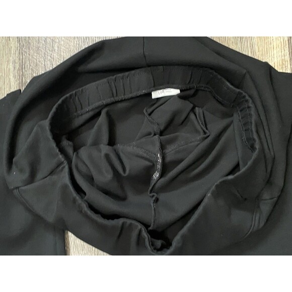 J Jill Ponte Pants Black Pull On Stretch Knit Petite MP LP Fit Cropped Trousers - Picture 5 of 8